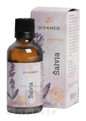 JUVAMED Šalvia bylinné kvapky 1x50 ml