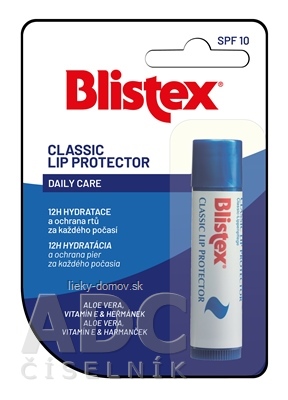 Blistex CLASSIC LIP PROTECTOR balzam na pery, SPF10 (inov. 2023) 1x4,25 g