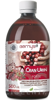 Barnys CRAN-URIN FORTE tekuté brusnice 1x500 ml
