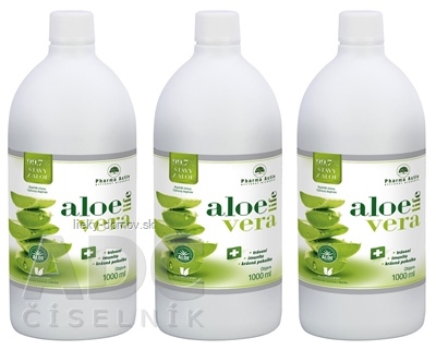 Pharma Activ AloeVeraLife AKCIA šťava z aloe 99,7% (2+1 zadarmo) 3x1000 ml (3000 ml)
