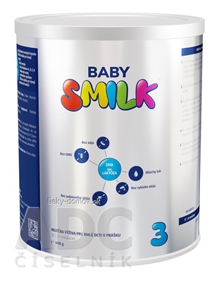 BABYSMILK 3 mliečna výživa pre malé deti v prášku (12 - 24 mesiacov) 1x400 g