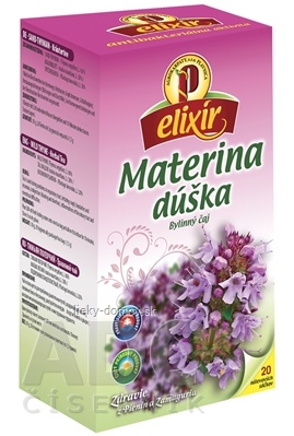 AGROKARPATY Materina dúška bylinný čaj, balené vrecúška, 20x1,5g (30 g)