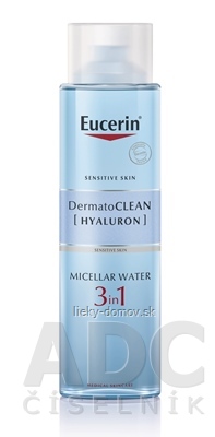 Eucerin DermatoCLEAN HYALURON Micelárna VODA 3v1 citlivá pleť 1x400 ml