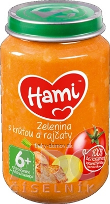 Hami príkrm Zelenina s morkou a paradajkami (od ukonč. 6. mesiaca) 1x200 g