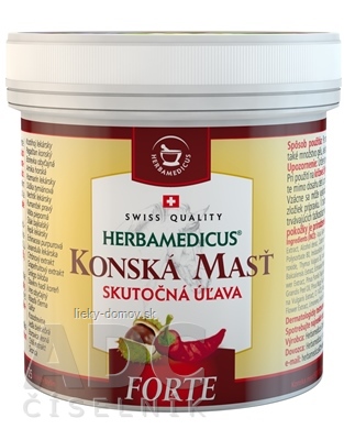 KONSKÁ MASŤ FORTE HREJIVÁ 1x250 ml