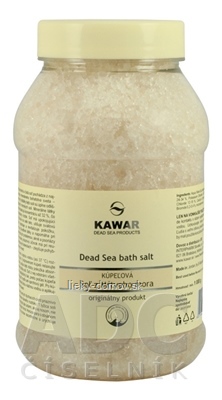 KAWAR SOĽ Z MŔTVEHO MORA kúpeľová soľ 1x1000 g