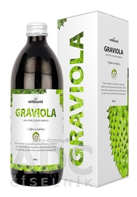 nefdesanté GRAVIOLA šťava, s vitamínom C, 1x500 ml