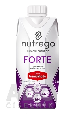 Nutrego FORTE s príchuťou lesná jahoda 1x330 ml