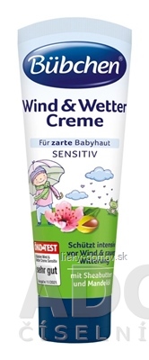 BUBCHEN OCHRANNÝ KRÉM DO VETRA A NEČASU (Wind & Wetter Creme) 1x75 ml