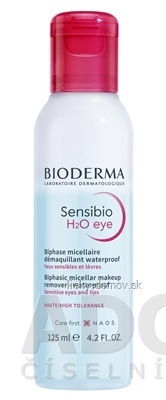 BIODERMA Sensibio H2O eye micelárny odličovač 1x125 ml