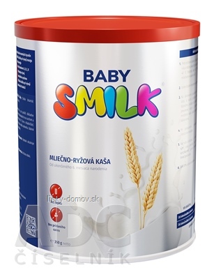 BABYSMILK  mliečno - ryžová kaša v prášku (od ukonč. 6. mesiaca) 1x350 g