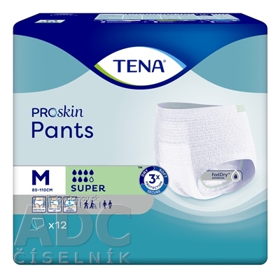 TENA Pants Super M naťahovacie inkontinenčné nohavičky 1x12 ks