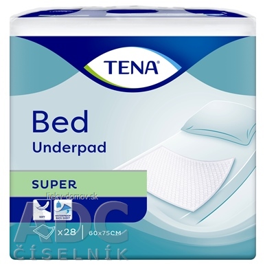 TENA Bed Super absorpčné podložky, 60x75 cm, 1x28 ks