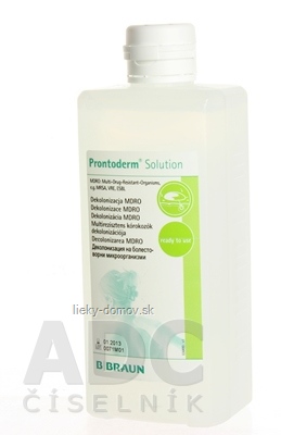 B.BRAUN PRONTODERM SOLUTION roztok, antimikrobiálna bariéra 1x500 ml