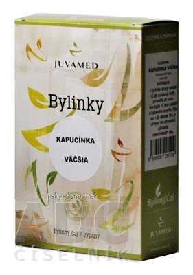 JUVAMED KAPUCÍNKA VÄČŠIA - PLOD CELÝ bylinný čaj sypaný 1x50 g
