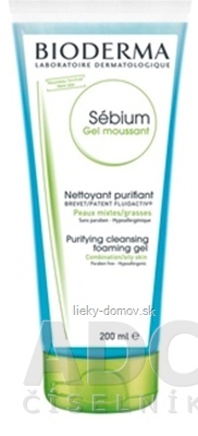 BIODERMA Sébium Gel moussant INOV. čistiaci penivý gél, tuba 1x200 ml