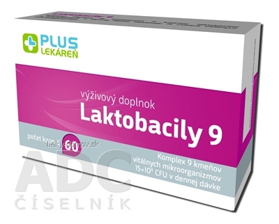 PLUS LEKÁREŇ Laktobacily 9 cps 1x60 ks