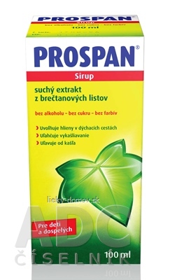 PROSPAN sir (fľ.skl.hnedá) 1x100 ml