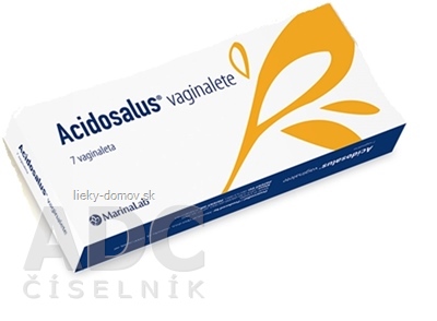 ACIDOSALUS vaginalete vaginálne čapíky 1x7 ks