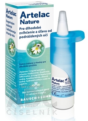Artelac Nature očné kvapky 1x10 ml