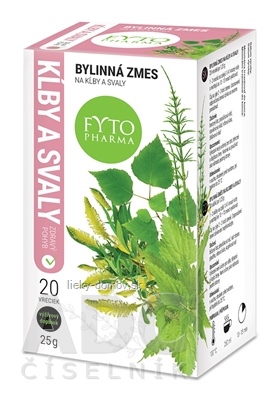 FYTO Bylinná zmes NA KĹBY A SVALY 20x1,25 g (25 g)