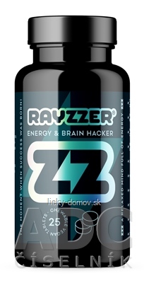 Energy & Brain hacker - RAYZZER tbl na cmúľanie 1x25 ks
