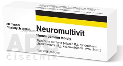 Neuromultivit filmom obalené tablety tbl flm (blis.Al/Al) 1x20 ks