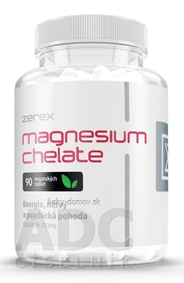 Zerex Magnézium chelát tbl s vitamínom B6, 1x90 ks