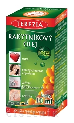 TEREZIA RAKYTNÍKOVÝ OLEJ - 100% (inov.2020) kvapky 1x10 ml