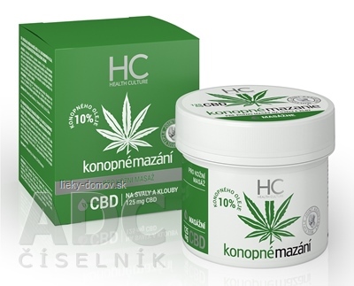 Health Culture Konopné mazanie 10% s CBD krém 1x125 ml