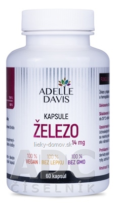 Adelle Davis ŽELEZO 14 mg cps 1x60 ks