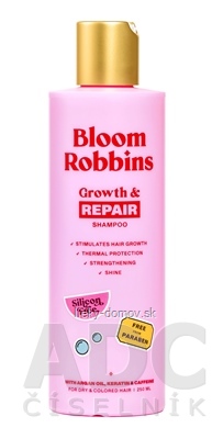 Bloom Robbins Growth & REPAIR SHAMPOO šampón na suché a farbené vlasy 1x250 ml