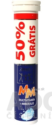 Zdrovit MULTIVITAMÍN + MINERÁLY 50% grátis tbl eff (šumivé tablety) 1x20 ks