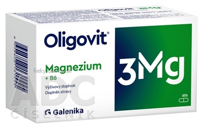 Oligovit 3 Mg cps (Magnézium + B6) 1x60 ks