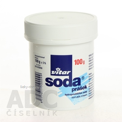 VITAR sóda prášok hydrogénuhličitan sodný 1x100 g