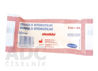 Ovínadlo hydrofilné elastické sterilné (8cm x 4m) 1x1 ks