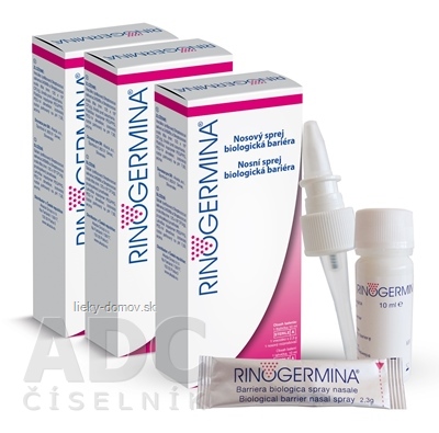RINOGERMINA balík 1+2 nosový sprej, biologická bariéra 3x10 ml (30 ml)