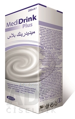 MediDrink Plus (verzia 2016) neutrálna príchuť 30x200 ml