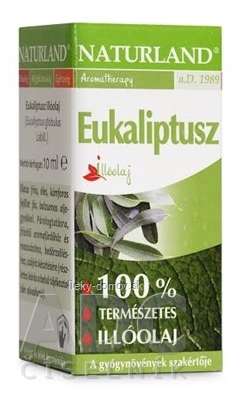 NATURLAND 100% ÉTERICKÝ OLEJ EUKALYPUS 1x10 ml