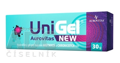 UniGel AUROVITAS NEW hydrofilný gél na hojenie rán 1x30 g