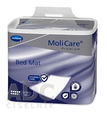 MoliCare Premium Bed Mat 9 kvapiek 60x90 cm absorpčné podložky 1x30 ks