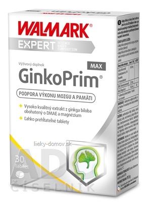 WALMARK GinkoPrim MAX tbl (inov. obal 2019) 1x30 ks