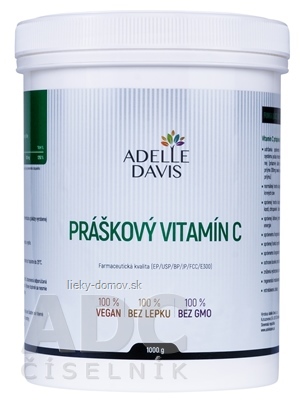 Adelle Davis Práškový VITAMÍN C 1x1000 g