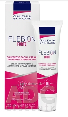 GALENIA FLEBION FORTE SPF16 krém na tvár proti začervenaniu 1x30 ml