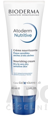 BIODERMA Atoderm NUTRITIVE výživný krém na tvár, suchá pleť 1x40 ml