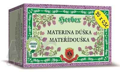 HERBEX MATERINA DUŠKA bylinný čaj 20x3 g (60 g)