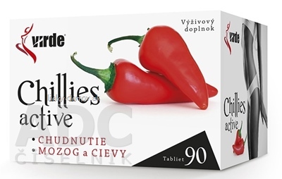 VIRDE CHILLIES ACTIVE tbl 1x90 ks