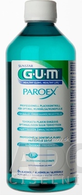 GUM PAROEX (CHX 0,06 %) ústna voda 1x500 ml