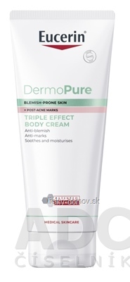 Eucerin DERMOPURE Telový krém s trojitým účinkom 1x200 ml