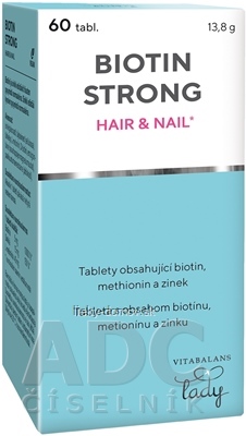 Vitabalans BIOTIN STRONG HAIR&NAIL tbl 1x60 ks